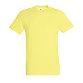 UNISEX ROUND COLLAR T-SHIRT REGENT, PALE YELLOW, XL