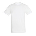 UNISEX ROUND COLLAR T-SHIRT REGENT, WHITE, 3XL