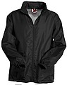 Unisex waterproof jacket PAYPER WIND, black, L
