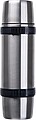 Vacuum insulated flask with cups, 1000 ml, grey