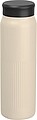 Vacuum stainless steel thermo flask, 700 ml, beige