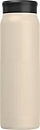 Vacuum stainless steel thermo flask, 700 ml, beige