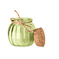 Vanilla plant based wax candle