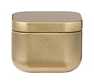 Vanilla scented candle, gold