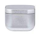 Vanilla scented candle, silver