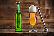 VANILLA SEASON BEERBARA LONG Cooling stick for a beer with bottle opener, 26 cm