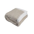 VANILLA SEASON MAGO Soft and warm blanket, beige