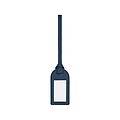 VINGA Baltimore RCS recycled polyester luggage tag, navy