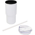 Westin 540 ml RCS recycled double wall insulated tumbler with straw