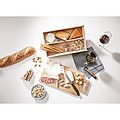 Wine wooden gift box for 2 bottles od wine with cutting board