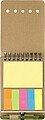 Wire bound notebook.Pale green