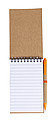 Wire bound notebook Red