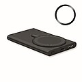 Wireless charger power bank, black