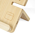 Wireless charger Tribu | Recycled bamboo | 3-in-1