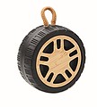 Wireless speaker tire shaped