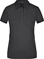 Womens elastic pique polo James Nicholson, black, S