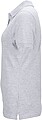 Womens elastic pique polo James Nicholson, grey melange, S
