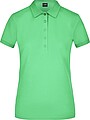 Womens elastic pique polo James Nicholson, lime green, S