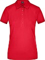 Womens elastic pique polo James Nicholson, red, L