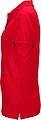 Womens elastic pique polo James Nicholson, red, L