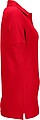 Womens elastic pique polo James Nicholson, red, L