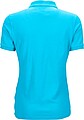 Womens elastic pique polo James Nicholson, turquise, XL