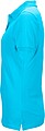 Womens elastic pique polo James Nicholson, turquise, XL