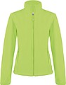 Womens microfleece sweatshirt KARIBAN, neon yellow, L