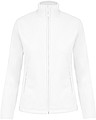 Womens microfleece sweatshirt KARIBAN, white, L