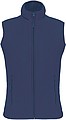 Womens microfleece vest KARIBAN, dark blue, S