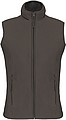 Womens microfleece vest KARIBAN, dark khaki, XXL