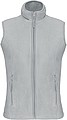 Womens microfleece vest KARIBAN, light grey, L