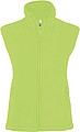 Womens microfleece vest KARIBAN, lime green, 3XL