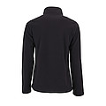 WOMENS PLAIN FLEECE JACKET NORMAN WOMEN, BLACK, M