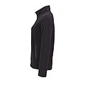WOMENS PLAIN FLEECE JACKET NORMAN WOMEN, BLACK, M