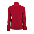 WOMENS PLAIN FLEECE JACKET NORMAN WOMEN, RED, M