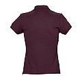 WOMENS POLO SHIRT PASSION, BURGUNDY, L