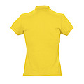 WOMENS POLO SHIRT PASSION, GOLD, L