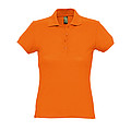 WOMENS POLO SHIRT PASSION, ORANGE, L