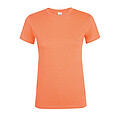 WOMENS ROUND COLLAR T-SHIRT REGENT WOMEN, APRICOT, L