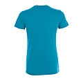 WOMENS ROUND COLLAR T-SHIRT REGENT WOMEN, AQUA, L