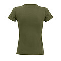 WOMENS ROUND COLLAR T-SHIRT REGENT WOMEN, ARMY, L