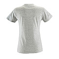 WOMENS ROUND COLLAR T-SHIRT REGENT WOMEN, ASH, L