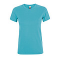 WOMENS ROUND COLLAR T-SHIRT REGENT WOMEN, ATOLL BLUE, XXL