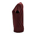 WOMENS ROUND COLLAR T-SHIRT REGENT WOMEN, BURGUNDY, M