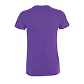 WOMENS ROUND COLLAR T-SHIRT REGENT WOMEN, DARK PURPLE, M