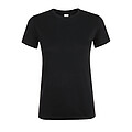 WOMENS ROUND COLLAR T-SHIRT REGENT WOMEN, DEEP BLACK, XXL