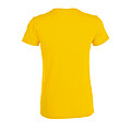WOMENS ROUND COLLAR T-SHIRT REGENT WOMEN, GOLD, S