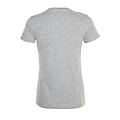 WOMENS ROUND COLLAR T-SHIRT REGENT WOMEN, GREY MELANGE, 3XL