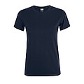 WOMENS ROUND COLLAR T-SHIRT REGENT WOMEN, NAVY, 3XL